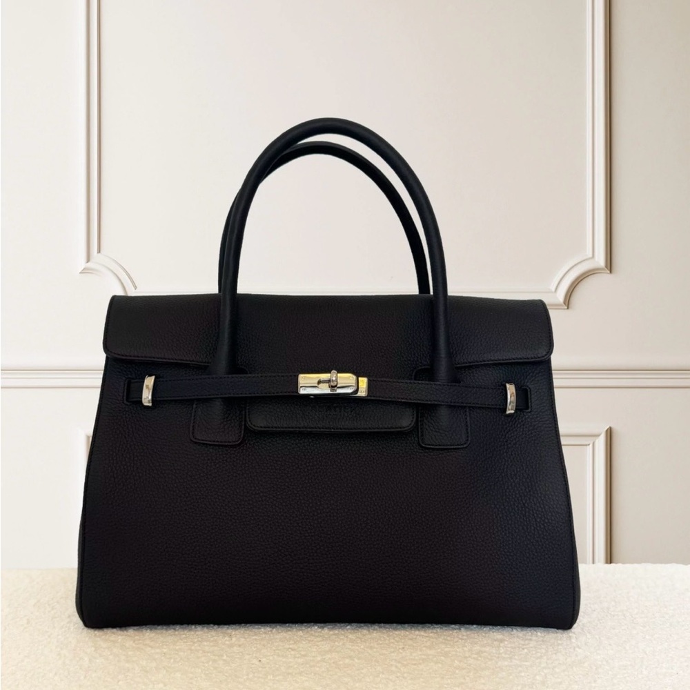 Sabatier 1947 BELLECOUR 617 LOLO NOIR Black grained leather